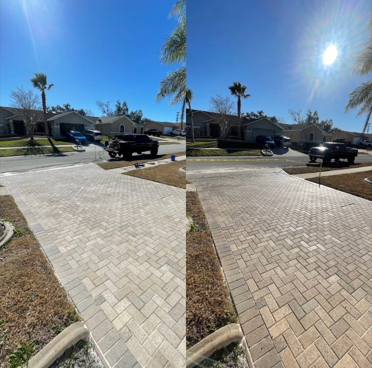 Paver sealing project 8 by Redline Paver Sealing